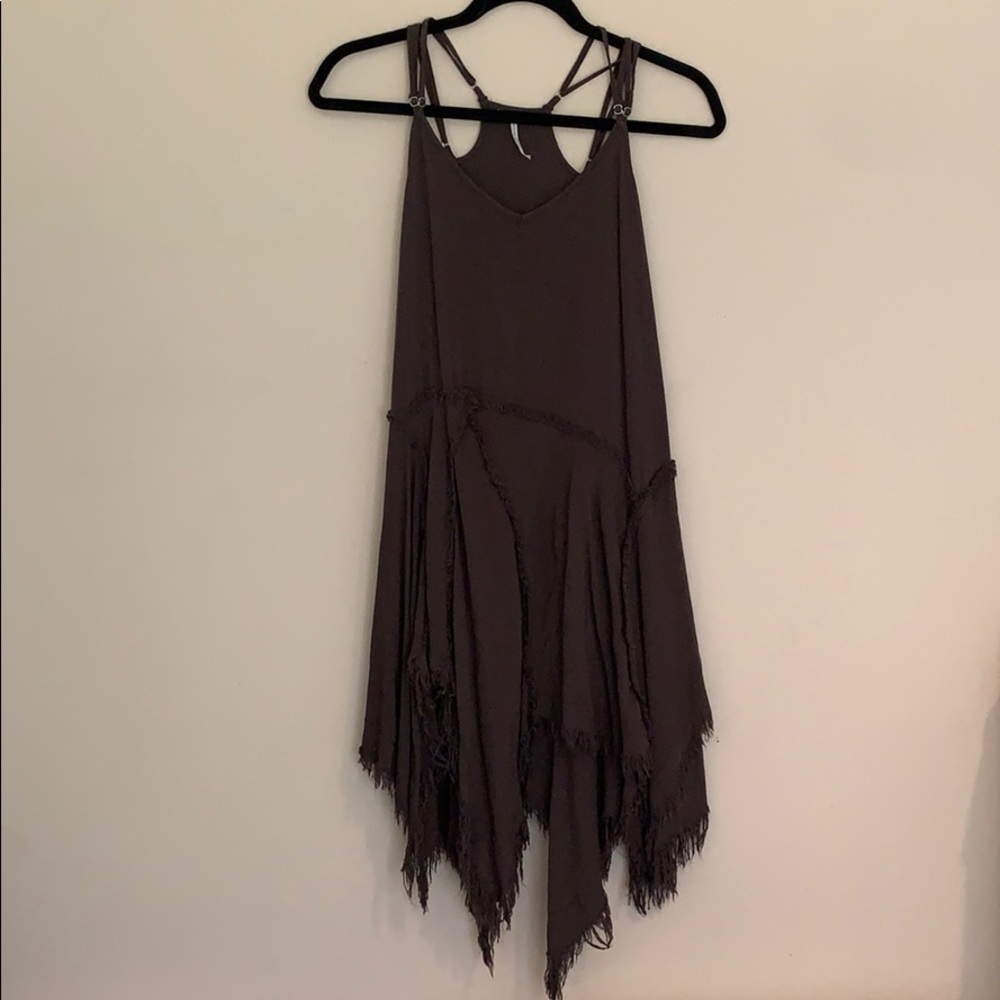NWOT FREE PEOPLE Brown Flowy Dress🍂
